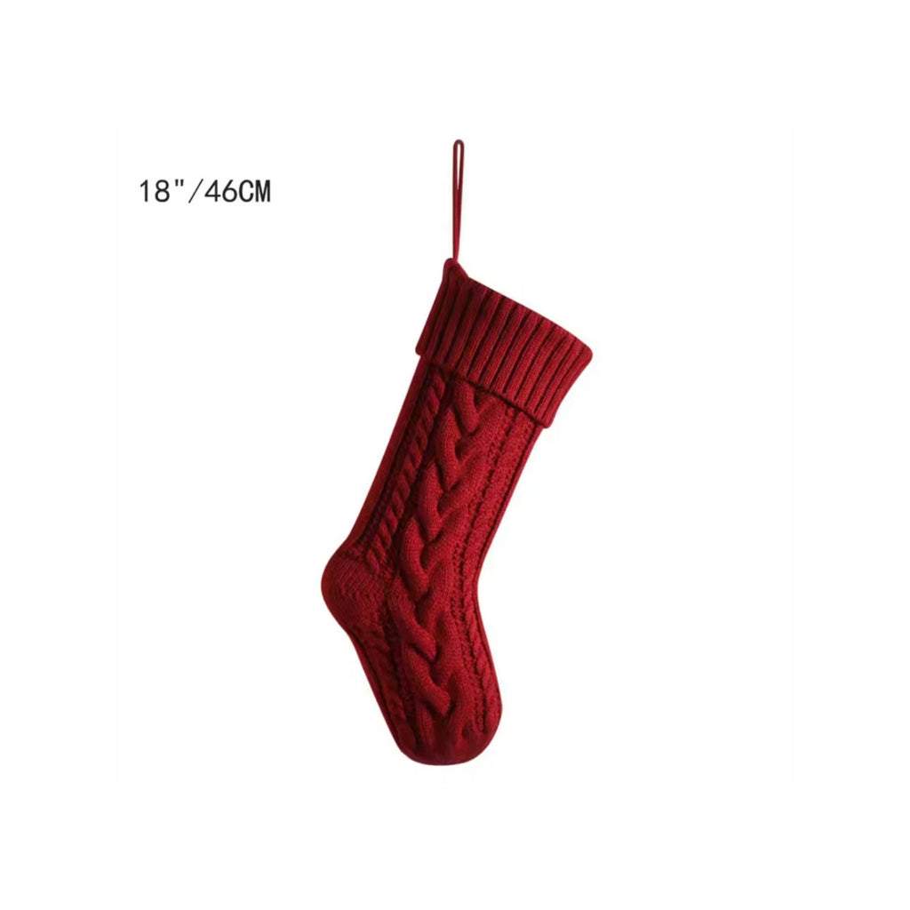 Cozy Cable-Knit Christmas Stockings Collection