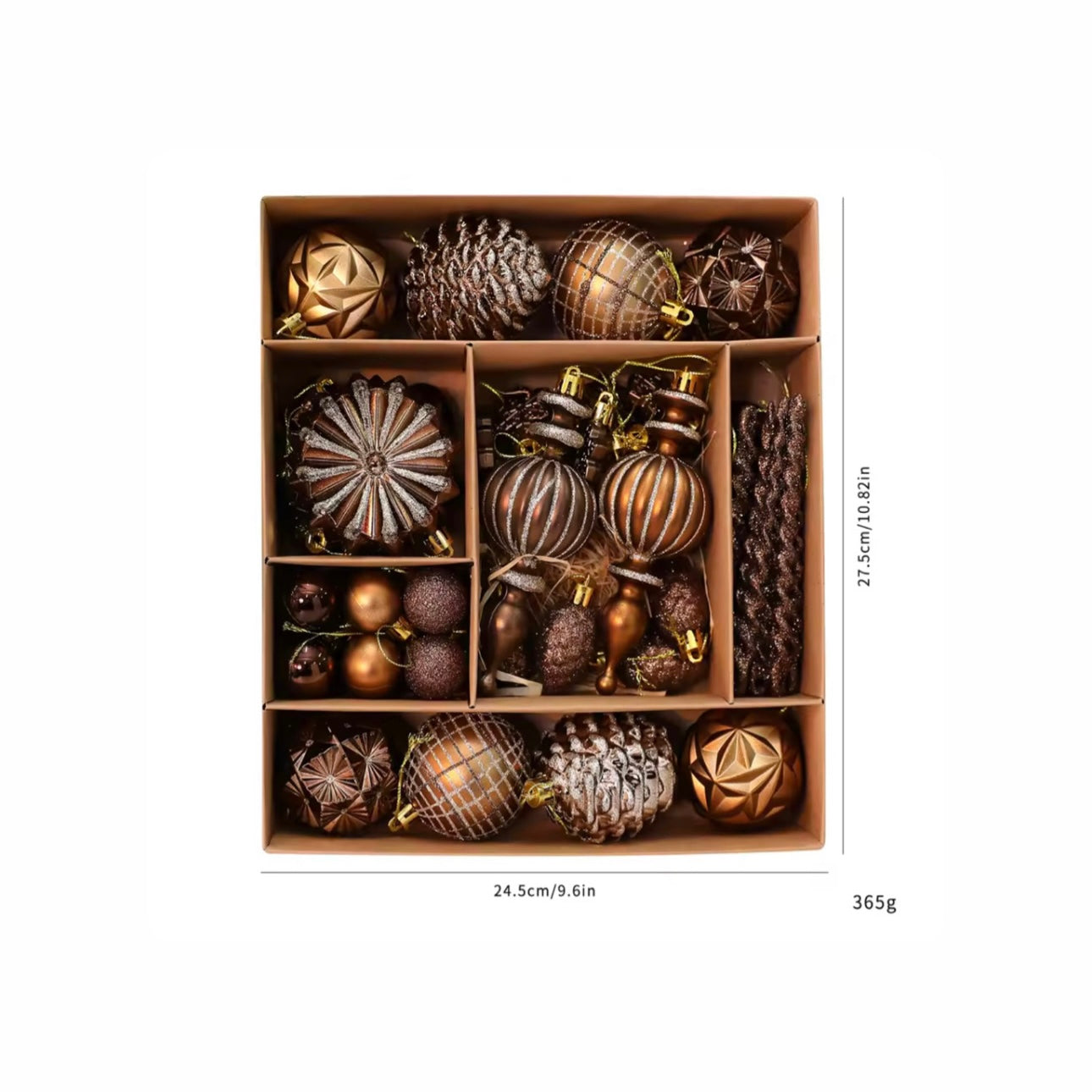 Regal Radiance Luxe Ornament Collection (32-Pieces)