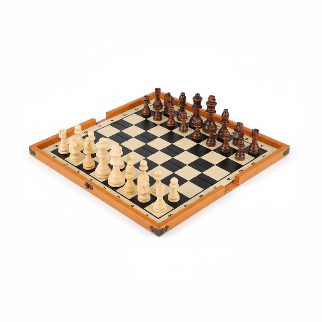 Qin Han Hutong Solid Wood Portable Chess Board