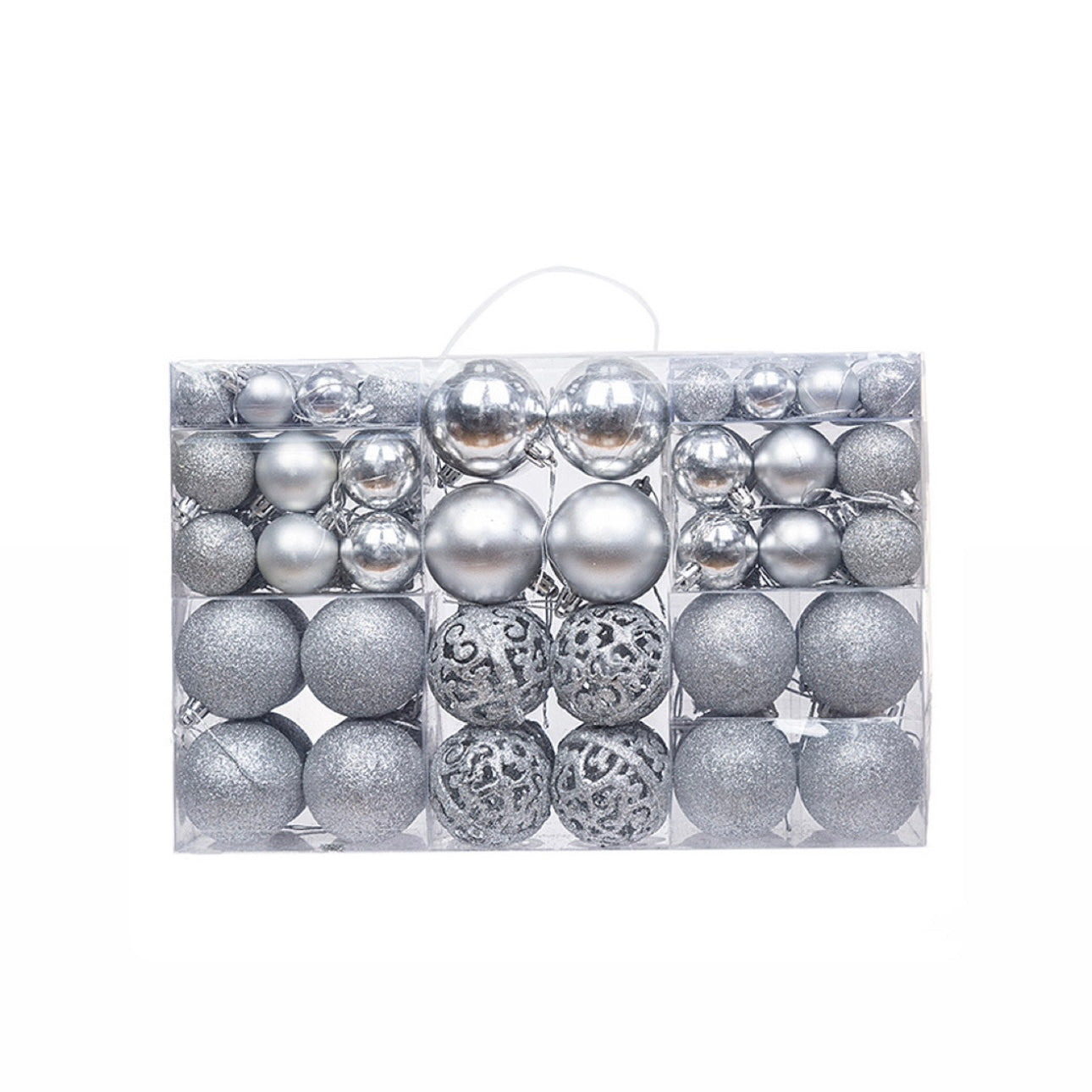 100-Piece Designer Shatterproof Ornament Mega-Set