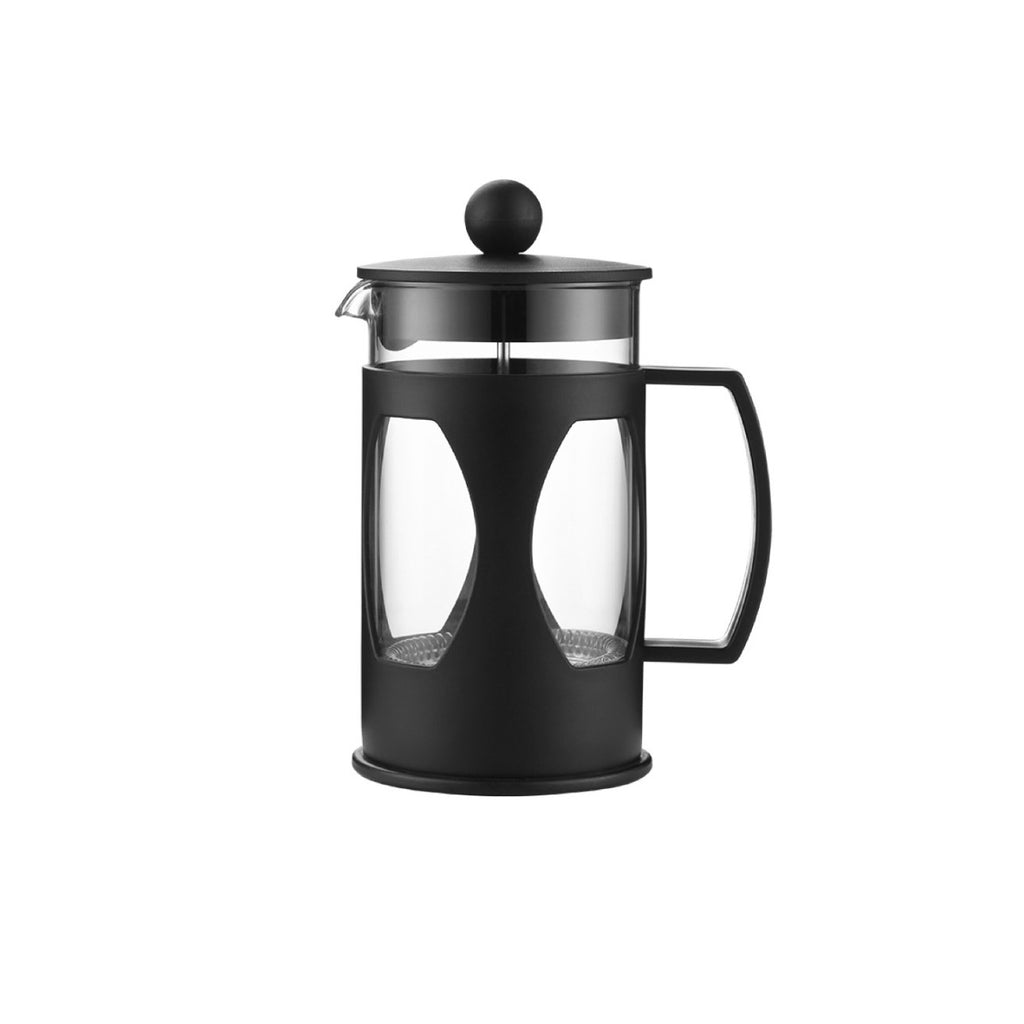 Compact Black French Press Coffee & Tea Maker