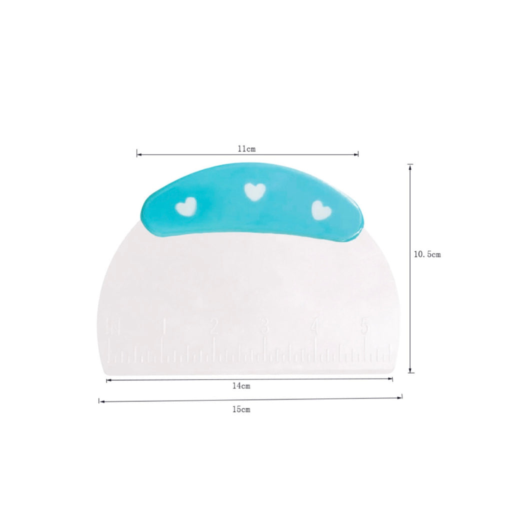 Versatile Plastic Dough/Cake Scraper (2-Pack)