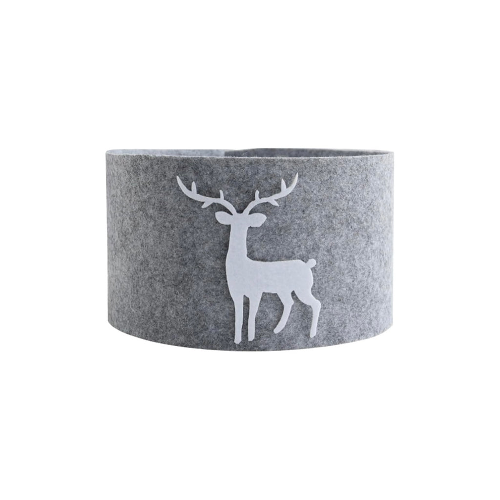 Nordic Stag" Felt Storage Basket / Organizer