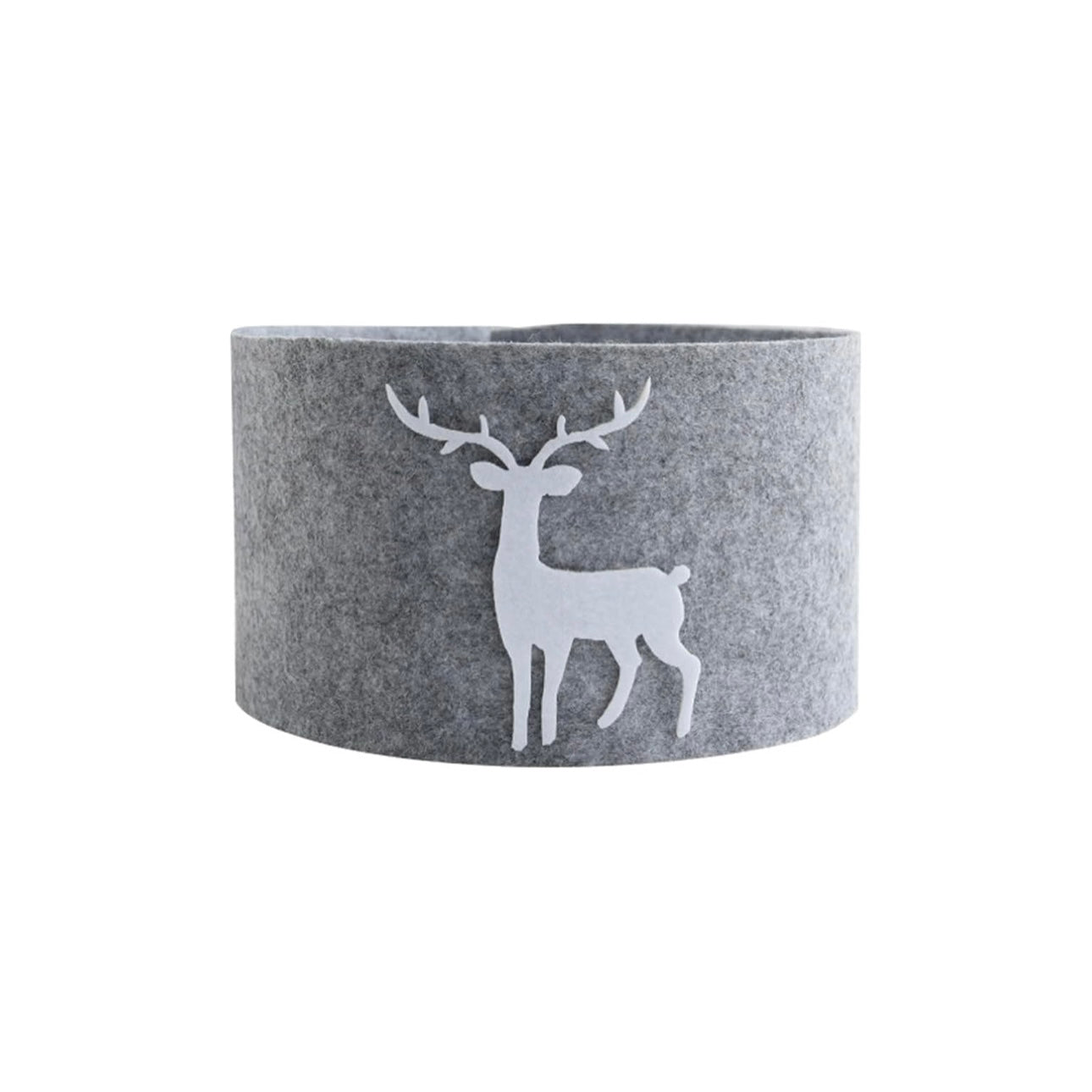 Nordic Stag" Felt Storage Basket / Organizer