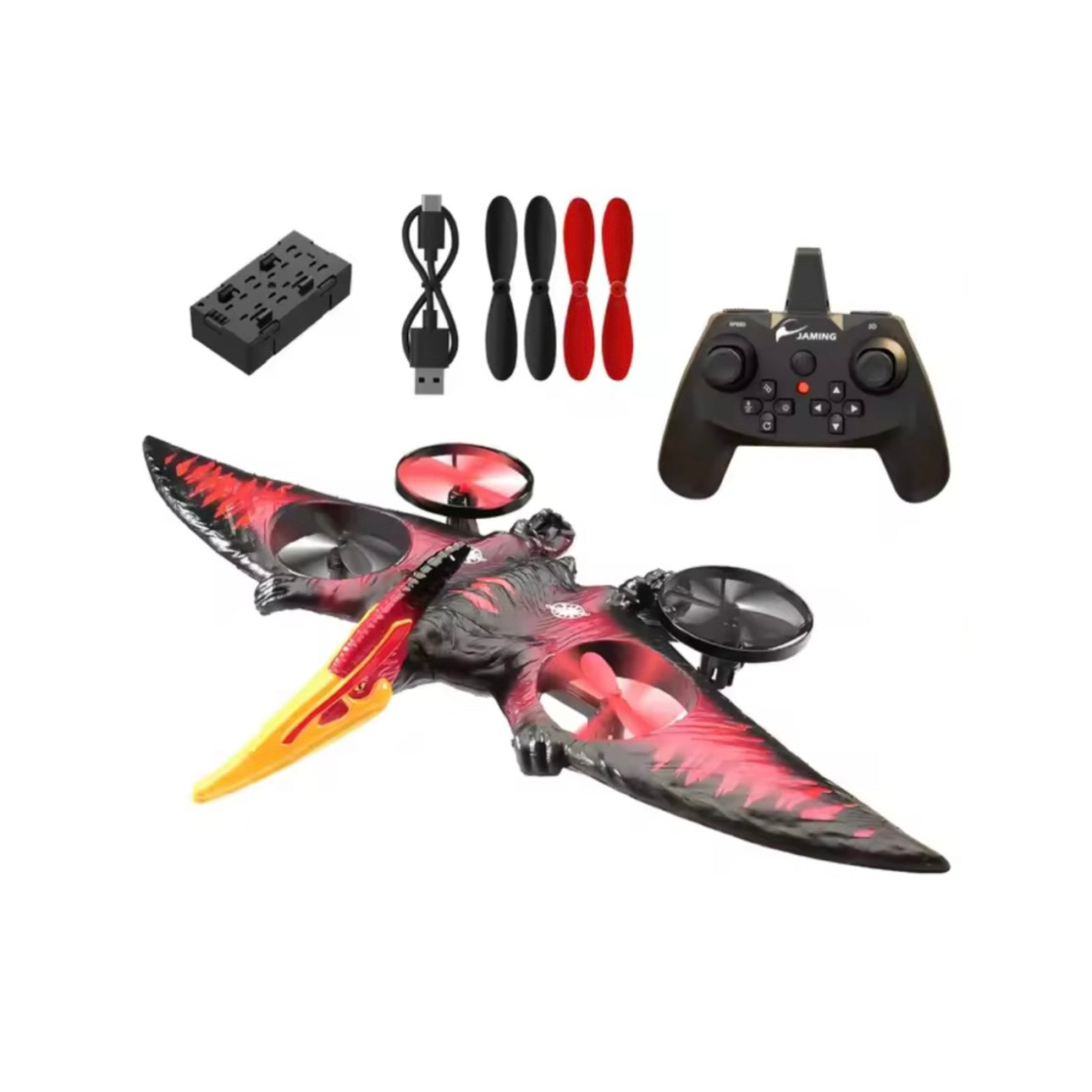 Dino-Flyer Pterodactyl RC Quadcopter Drone