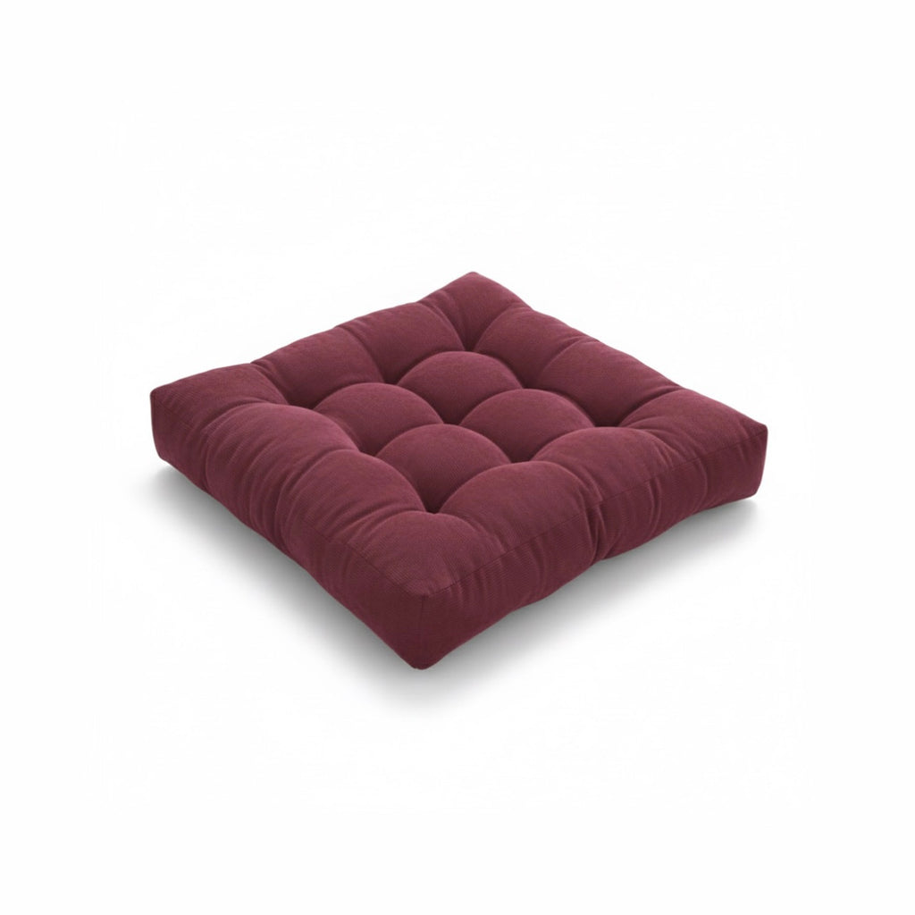 Cozy Corduroy Tufted Floor Cushion Collection