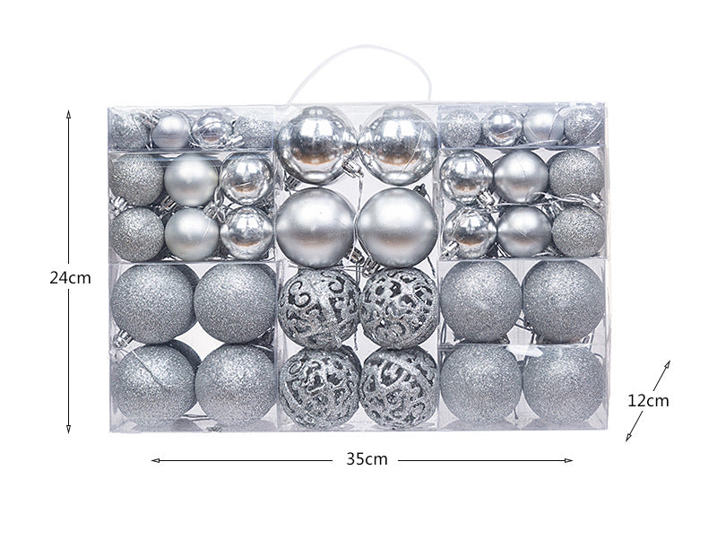100-Piece Designer Shatterproof Ornament Mega-Set