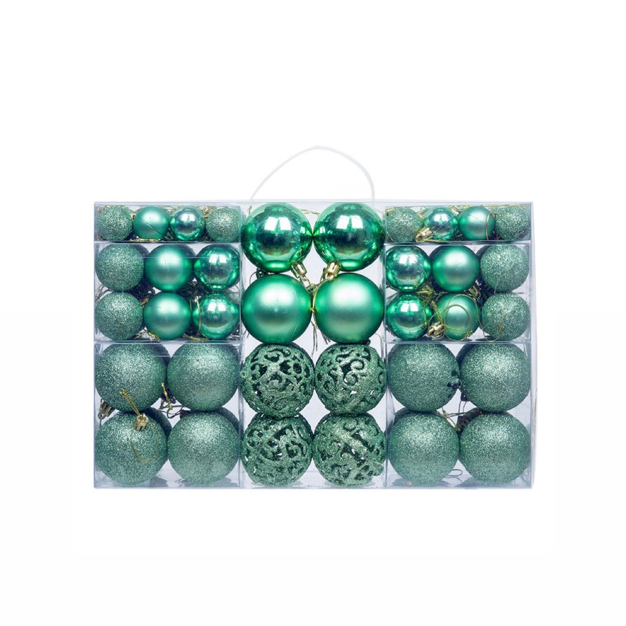 100-Piece Designer Shatterproof Ornament Mega-Set
