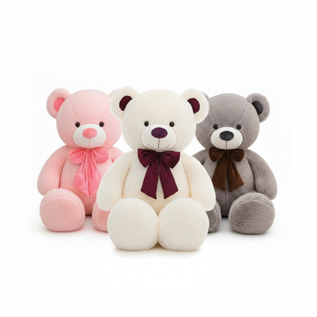 The Grande Cuddles Classic Plush Hug Cute Ribbon Teddy Bear