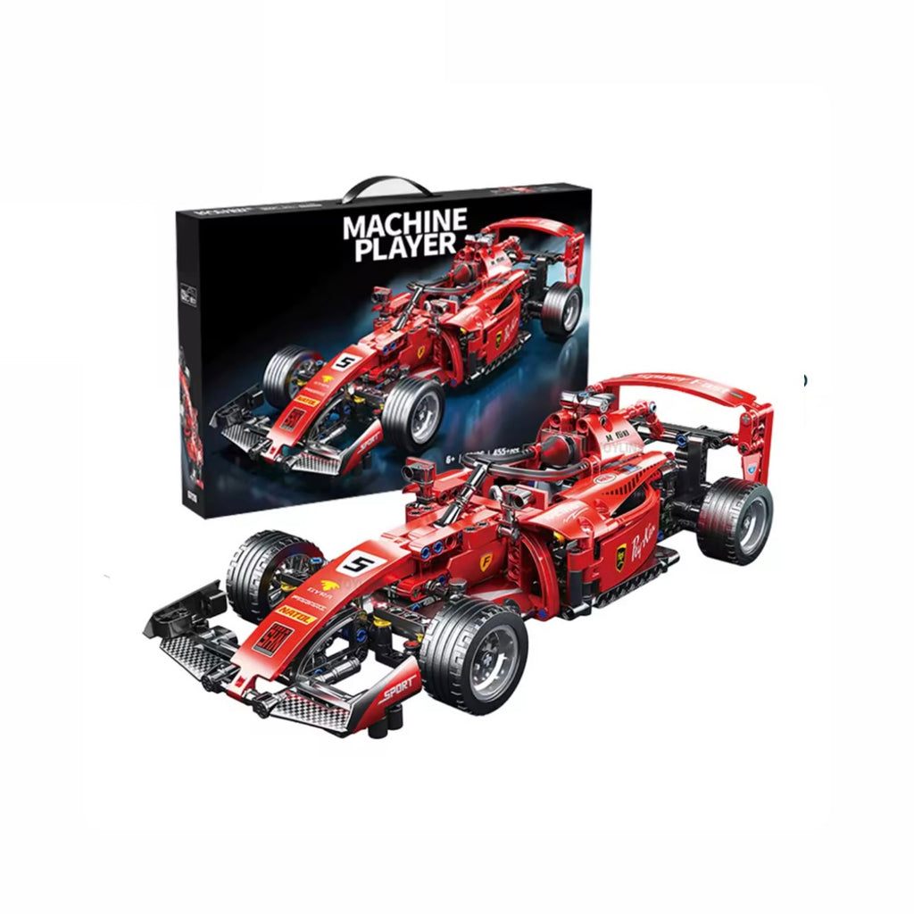 Red F1 Race Car Construction Set