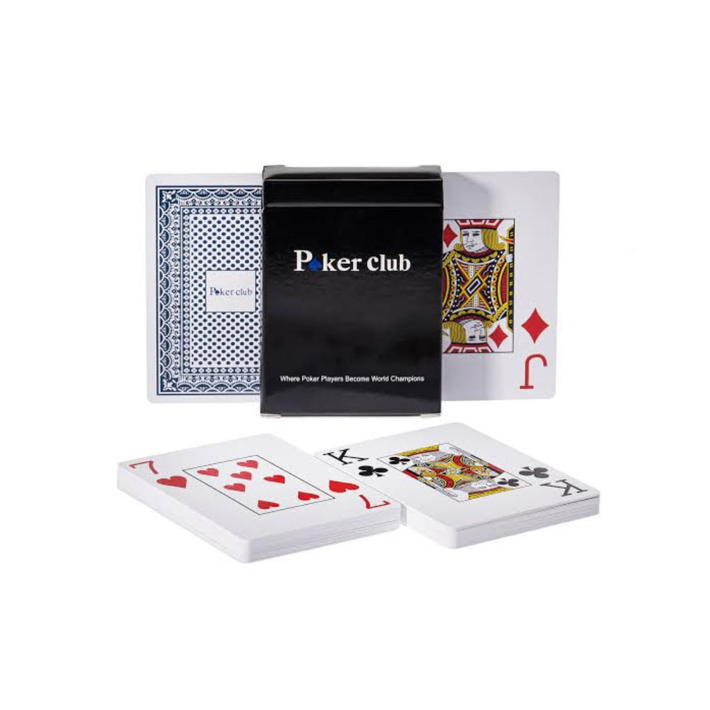 Poker Club Professional Playing Cards - Twin Deck Set (Red & Blue)