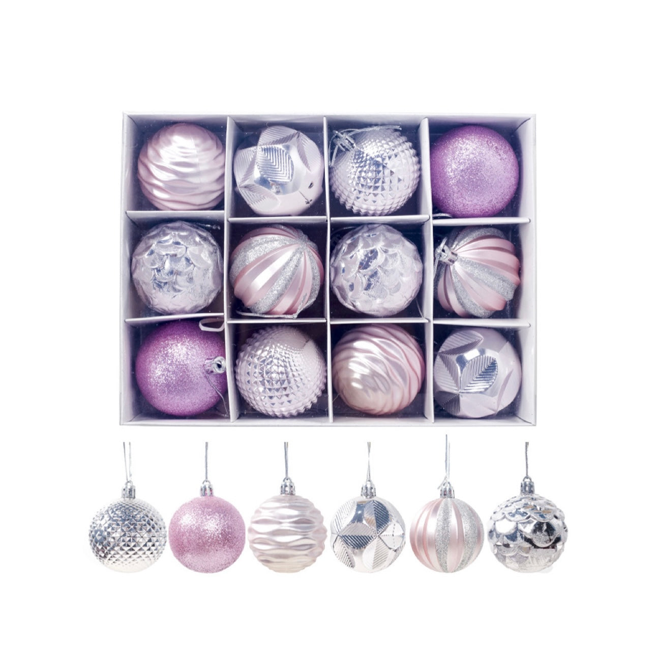 Deluxe Texture Harmony: 6-Color Christmas Ornament Master Set