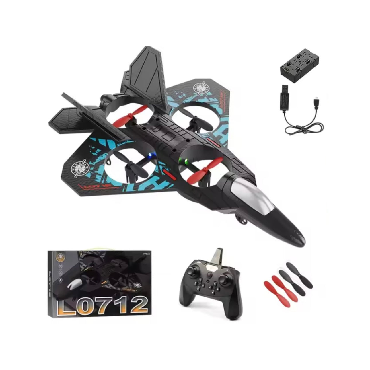 Dino-Flyer Pterodactyl RC Quadcopter Drone