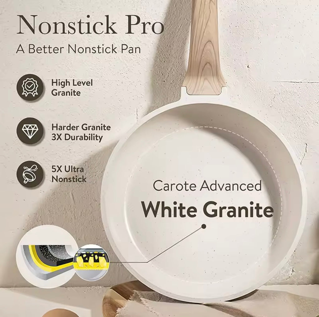 PebbleStone Nordic Non-Stick Cookware Set