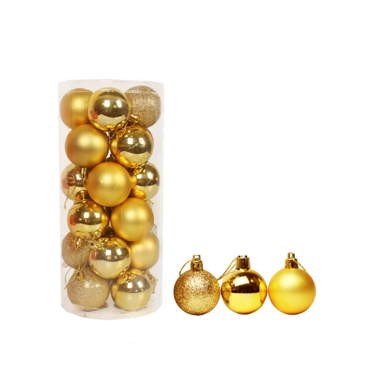 Classic Assorted Finish Christmas Ball Ornaments