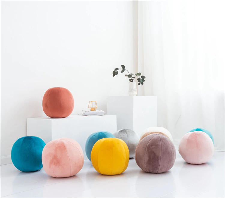 Norse Wind Vibrant Velvet Ball Throw Pillow