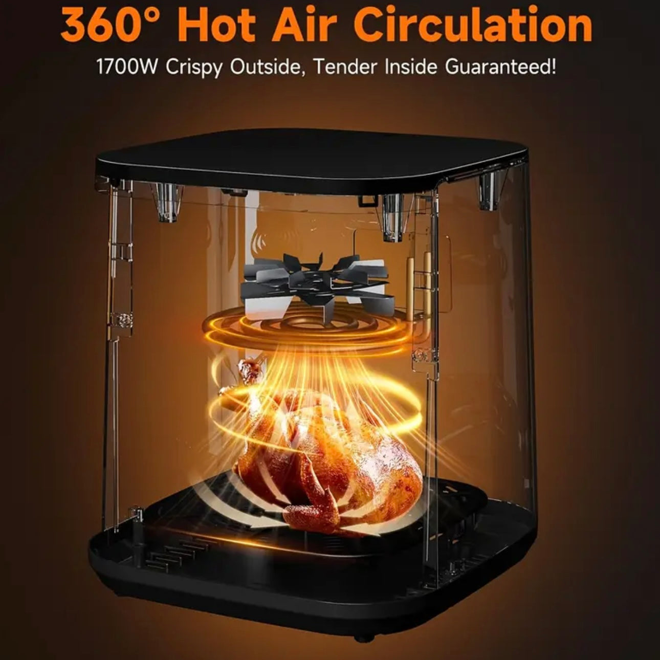 AuraView Compact Air Fryer Oven