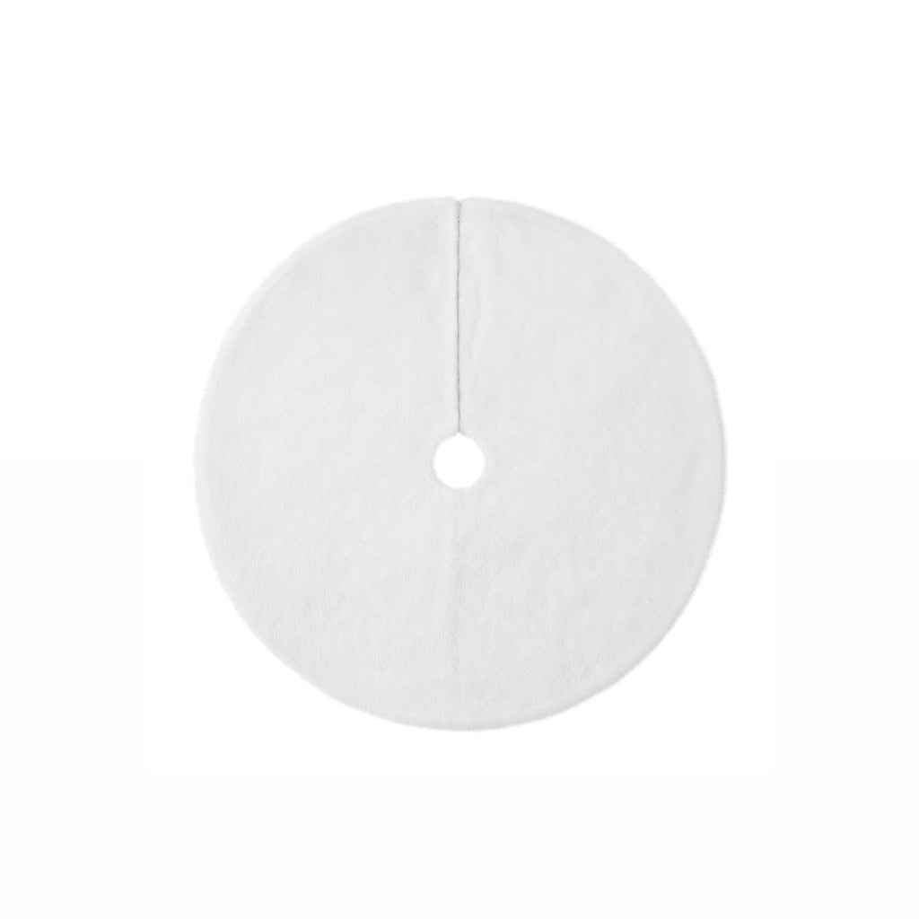 Cloud Nine Plush Faux-Fur Christmas Tree Skirt