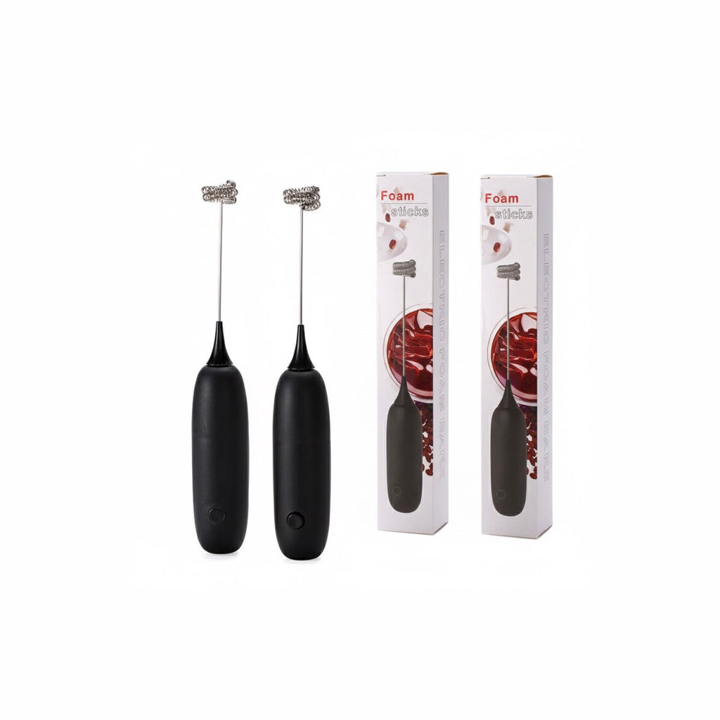 Electric Milk Frother & Coffee Foam Mixer (2-Pack)