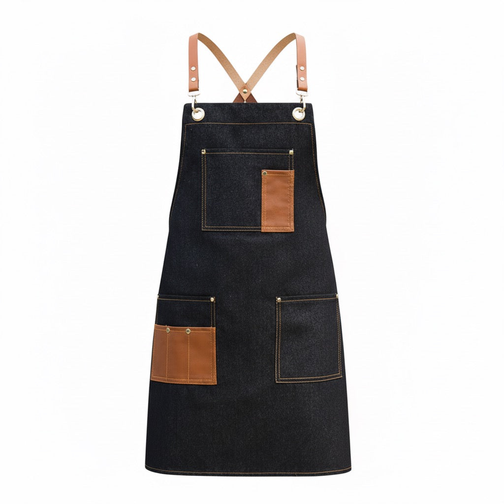Men's Artisan Cross-Back Denim Apron
