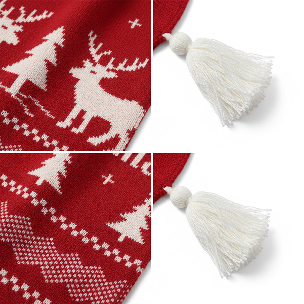 The St. Moritz Holiday Jacquard Scarf
