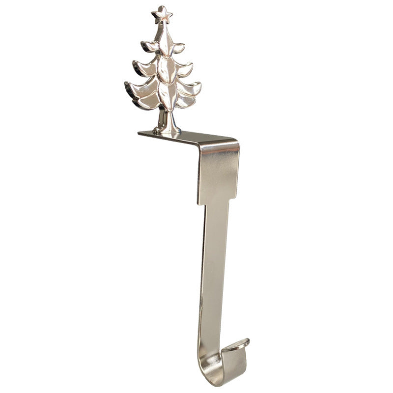 Fashion Metal Long Christmas Stockings Hook (3-Pack)