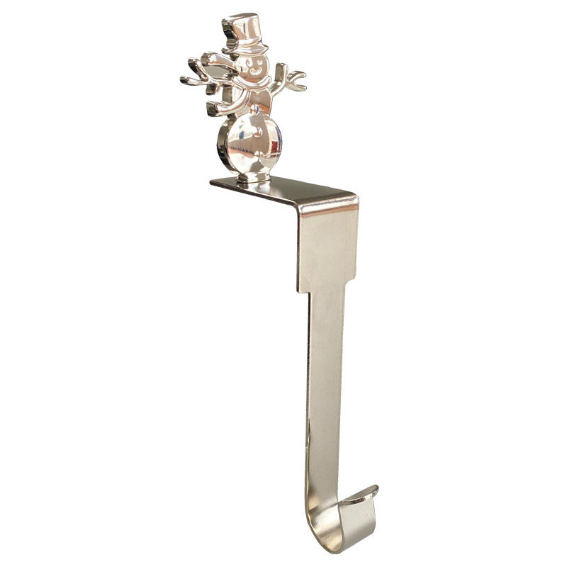 Fashion Metal Long Christmas Stockings Hook (3-Pack)